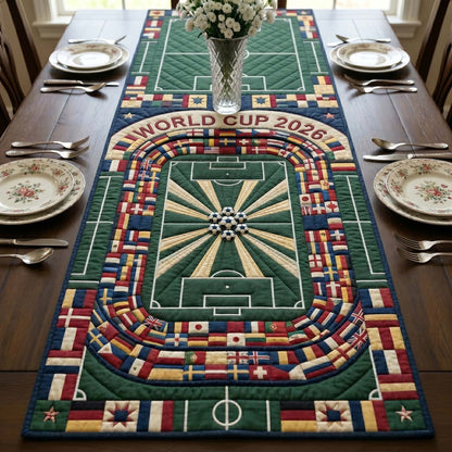 Stadium Glory Field Quilted Table Runner GFTOHD14809