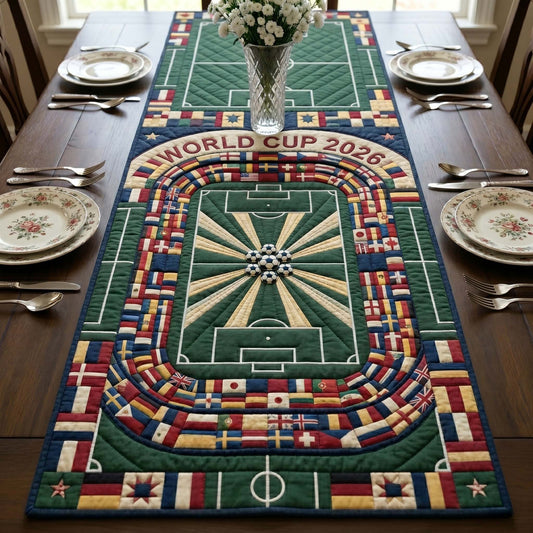 Stadium Glory Field Quilted Table Runner GFTOHD14809