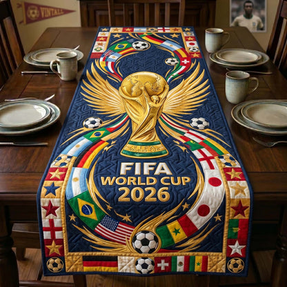 Golden Victory Cup Quilted Table Runner GFTOHD14811