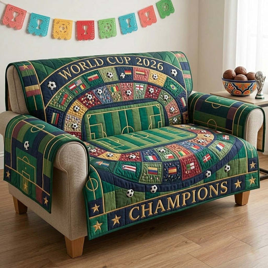 Unity Kick World Quilted Sofa Cover GFTOHD14847