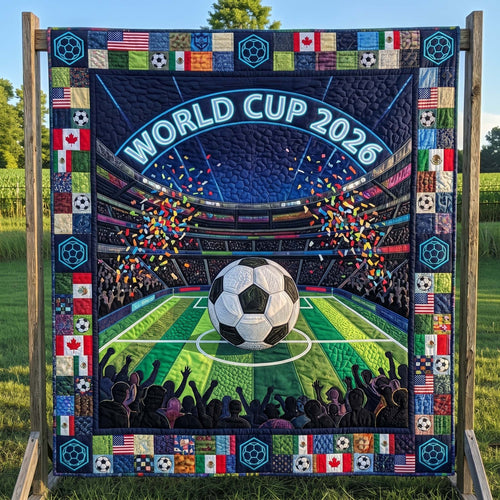 Stadium Night Cup Quilted Blanket GFTOHD14874