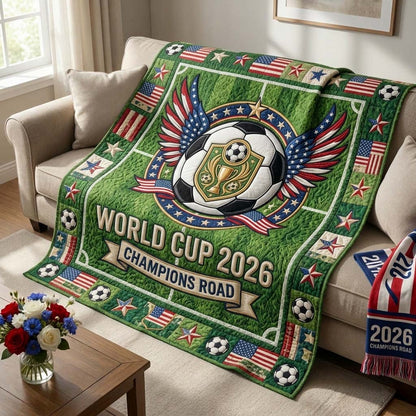 Final Road Cup Quilted Blanket GFTOHD14875