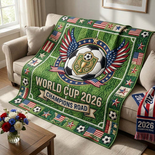 Final Road Cup Quilted Blanket GFTOHD14875