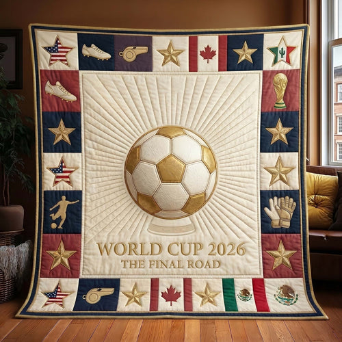 Victory Grid Cup Quilted Blanket GFTOHD14878