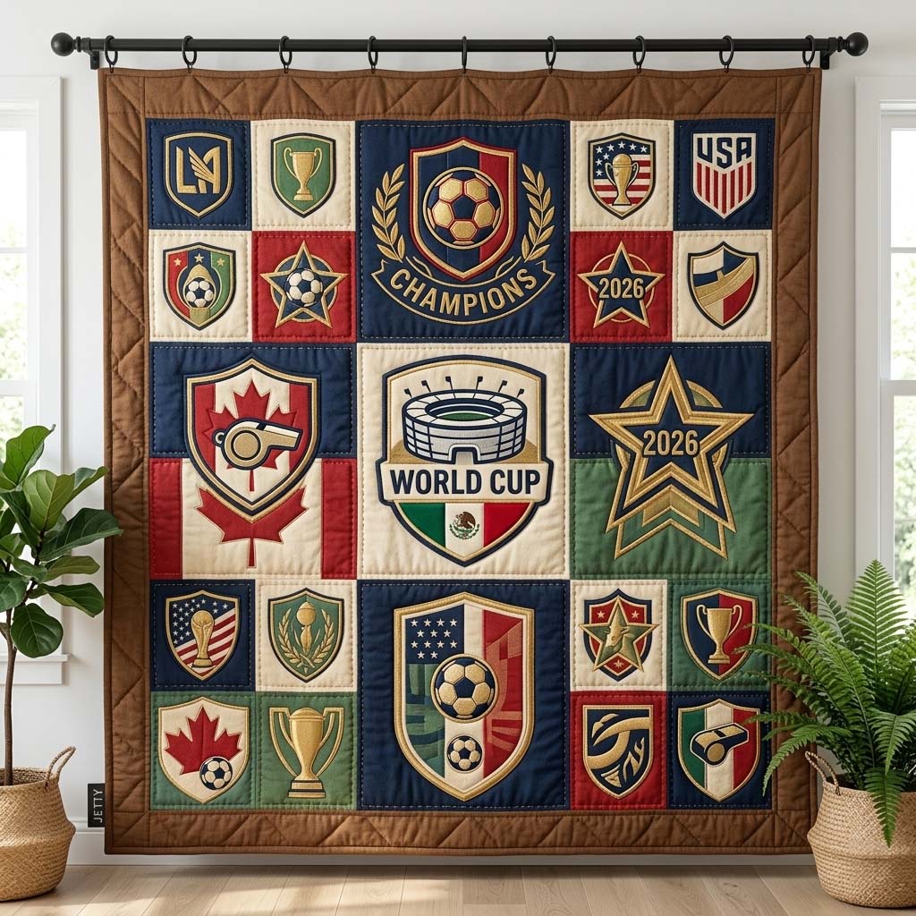 Champion Crest Quilted Blanket GFTOHD14882