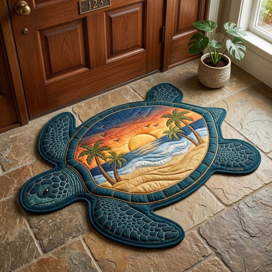 Twin Turtle Custom Shape Doormat GFTOHD14964