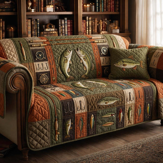 Vintage Bass Heritage Quilted Sofa Cover GFTOHD15008