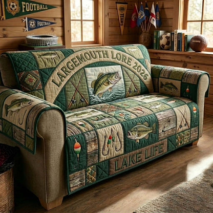 Rustic Lake Legacy Quilted Sofa Cover GFTOHD15010