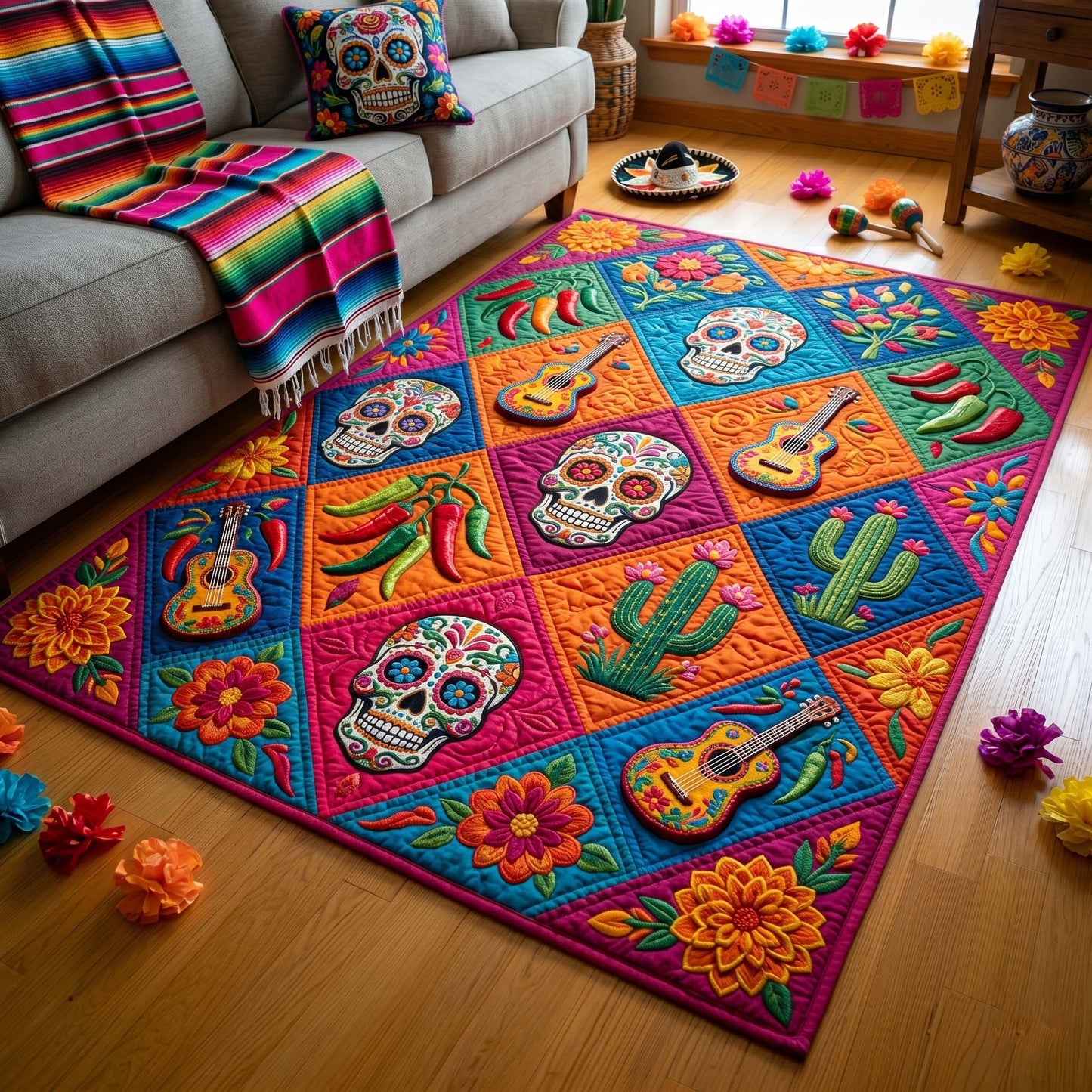 Viva Fiesta Area Rug GFTOHD15023