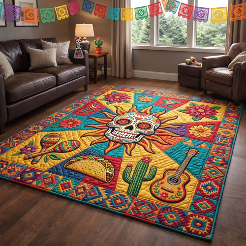 Sun Skull Area Rug GFTOHD15024