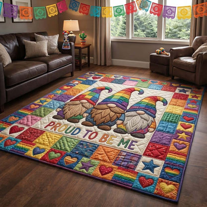 Proud Rainbow Gnomes Area Rug GFTOHD15063
