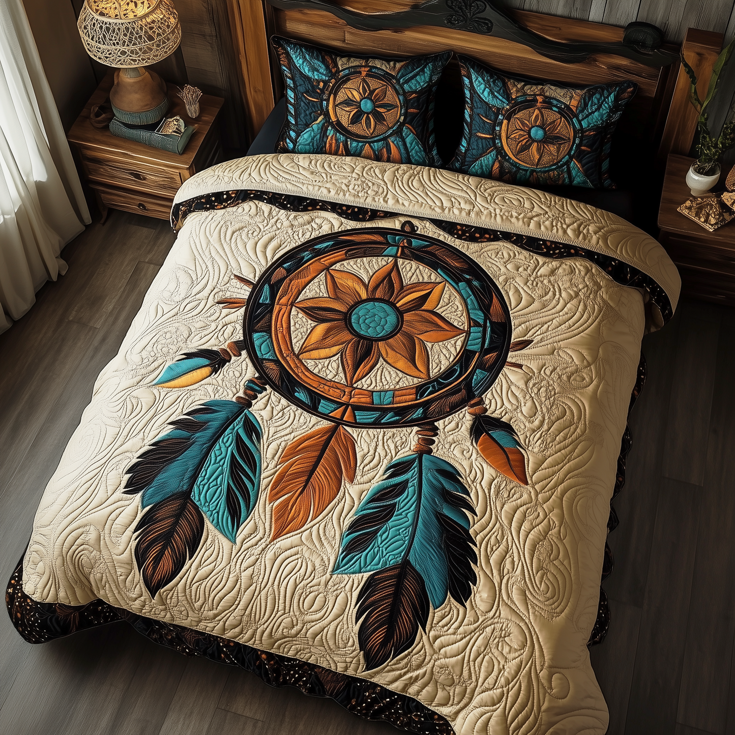 Spirit Catcher 3-Piece Quilted Bedding Set GFTOHD2062