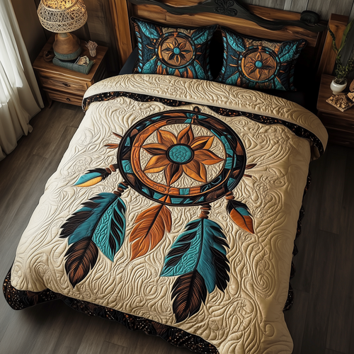 Spirit Catcher 3-Piece Quilted Bedding Set GFTOHD2062