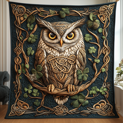Celtic Forest Watcher Quilted Blanket GFTOHD2312