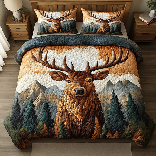 Echoes of the Wild 3-Piece Quilted Bedding Set GFTOHD2361