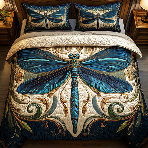 Whispers of the Wind 3-Piece Quilted Bedding Set GFTOHD2508
