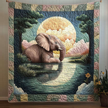 Elephant Quilted Blanket GFTOHD3086