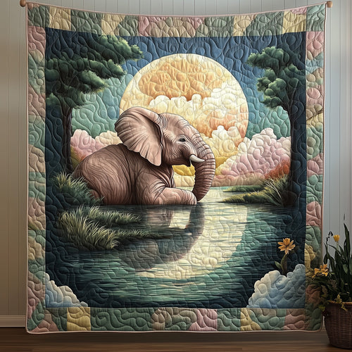 Elephant Quilted Blanket GFTOHD3086