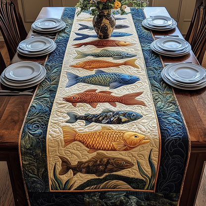The Wild Catch Quilted Table Runner GFTOHD3189