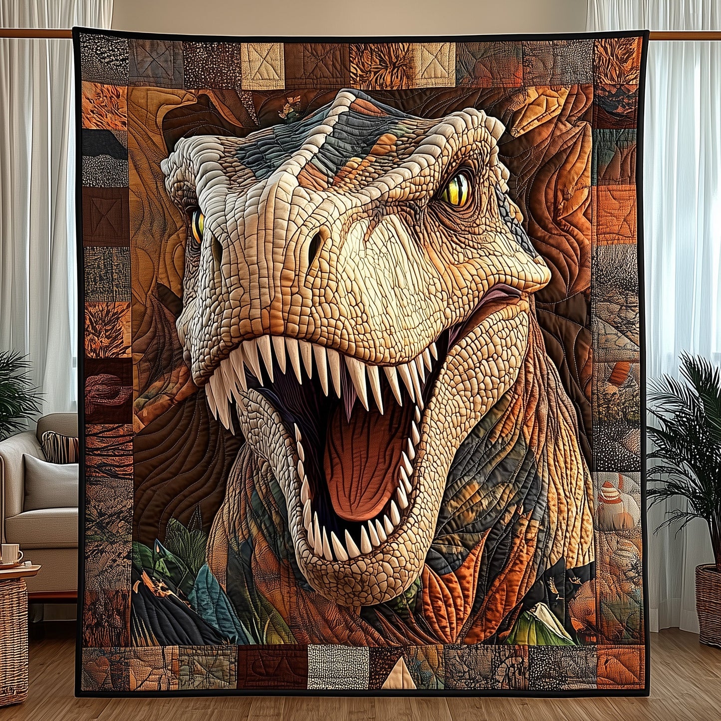 Jurassic Titan Quilted Blanket GFTOHD3273