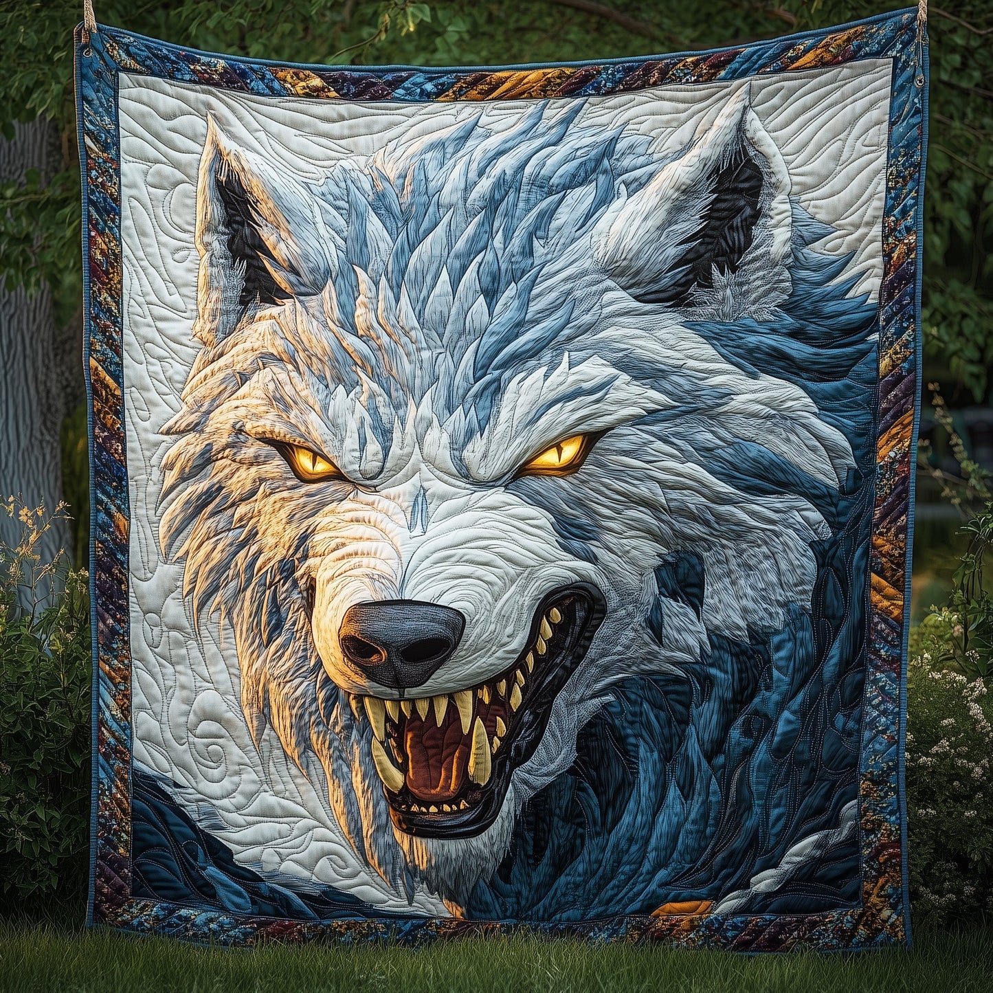 Fenrir the Destroyer Quilted Blanket GFTOHD3373