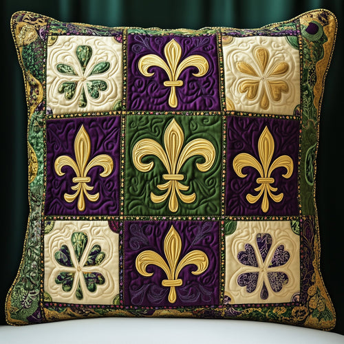 Fleur de lis Quilted Pillow Case GFTOHD3612