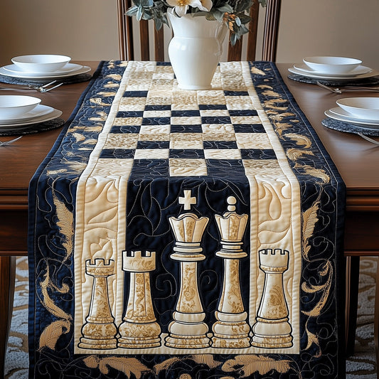 Vintage Chess Quilted Table Runner GFTOHD3799