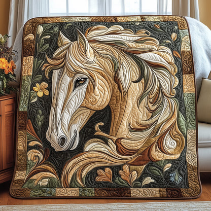 Vibrant Horse Spirit Quilted Blanket GFTOHD3964