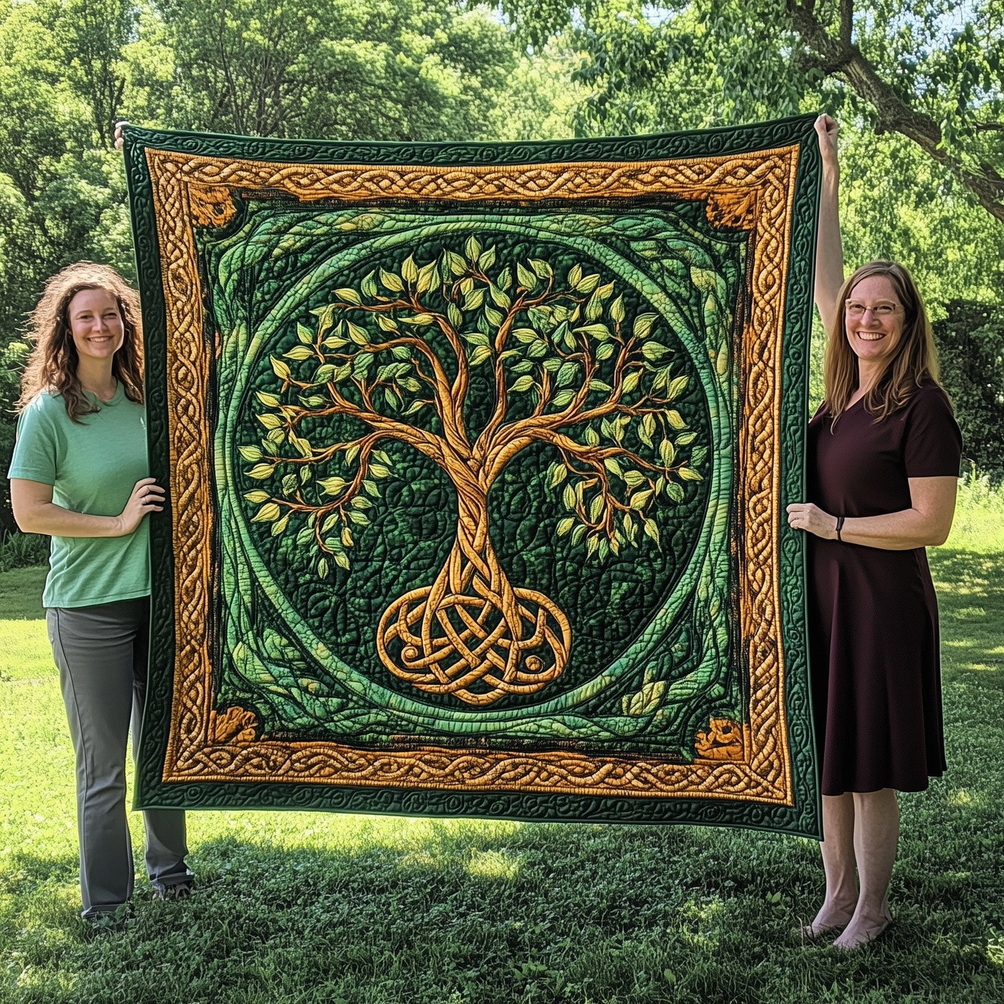 Celtic Tree Of Life Quilted Blanket GFTOHD4255