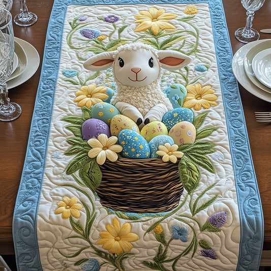 Easter Lamb Quilted Table Runner GFTOHD4589