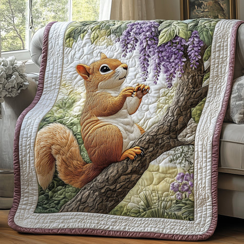 Squirrel Quilted Blanket GFTOHD4608