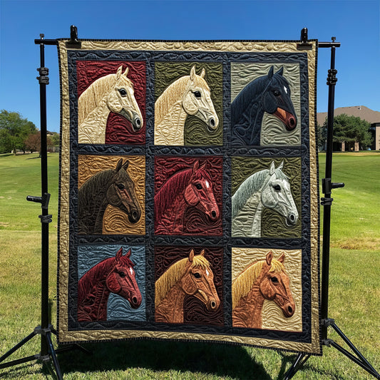Majestic Horse Quilted Blanket GFTOHD5219
