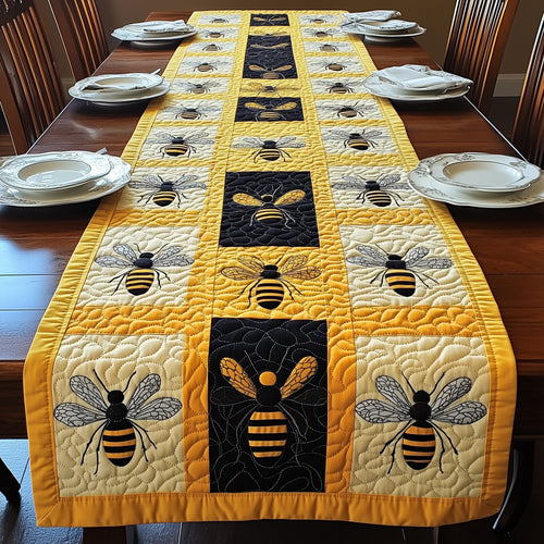 Honey Wings Quilted Table Runner GFTOHD5342