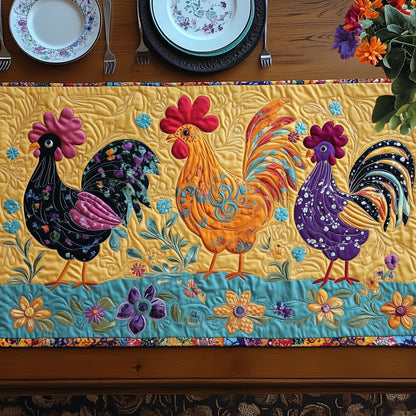 Chicken Heaven Quilted Table Runner GFTOHD6015