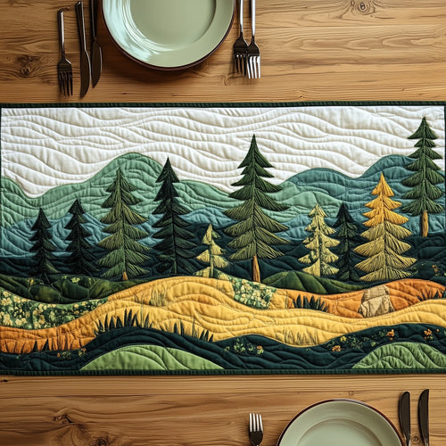 Forest Quilted Table Runner GFTOHD6080