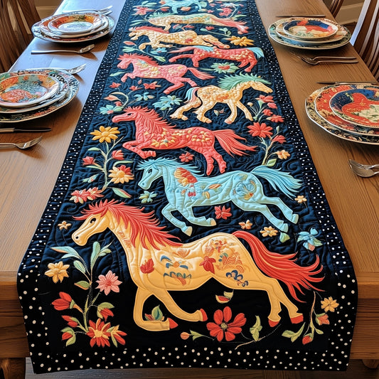 Wild Harmony Horse Quilted Table Runner GFTOHD6132