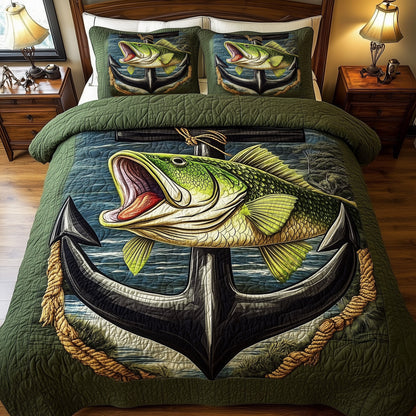 Deep Sea Dreams 3-Piece Quilted Bedding Set GFTOHD6440