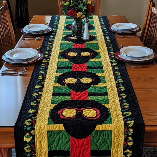 Juneteenth Queen Style Quilted Table Runner GFTOHD6953