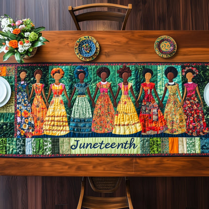 Juneteenth Quilted Table Runner GFTOHD7094
