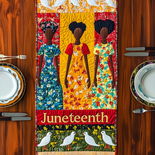 Juneteenth Quilted Table Runner GFTOHD7103