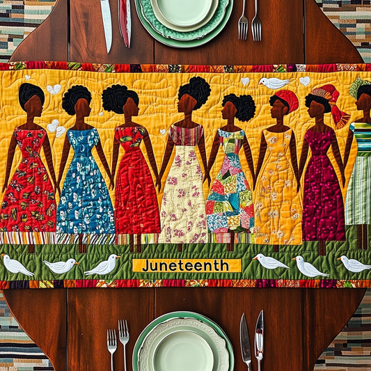 Juneteenth Quilted Table Runner GFTOHD7105