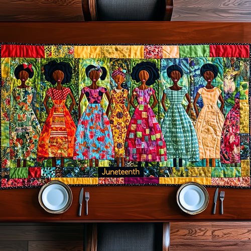 Juneteenth Quilted Table Runner GFTOHD7112