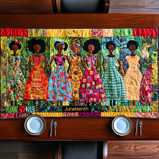 Juneteenth Quilted Table Runner GFTOHD7112