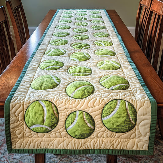 Tennis Time Quilted Table Runner GFTOHD7401
