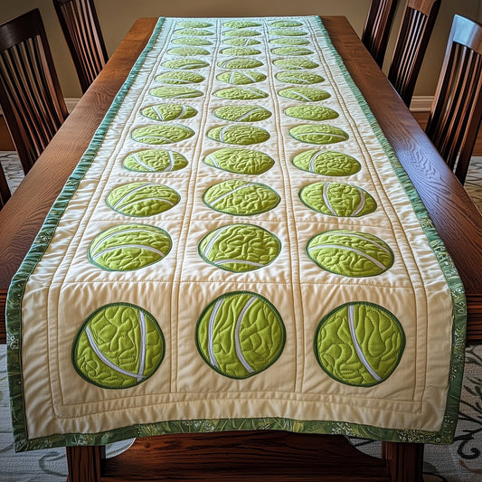 Tennis Time Quilted Table Runner GFTOHD7402