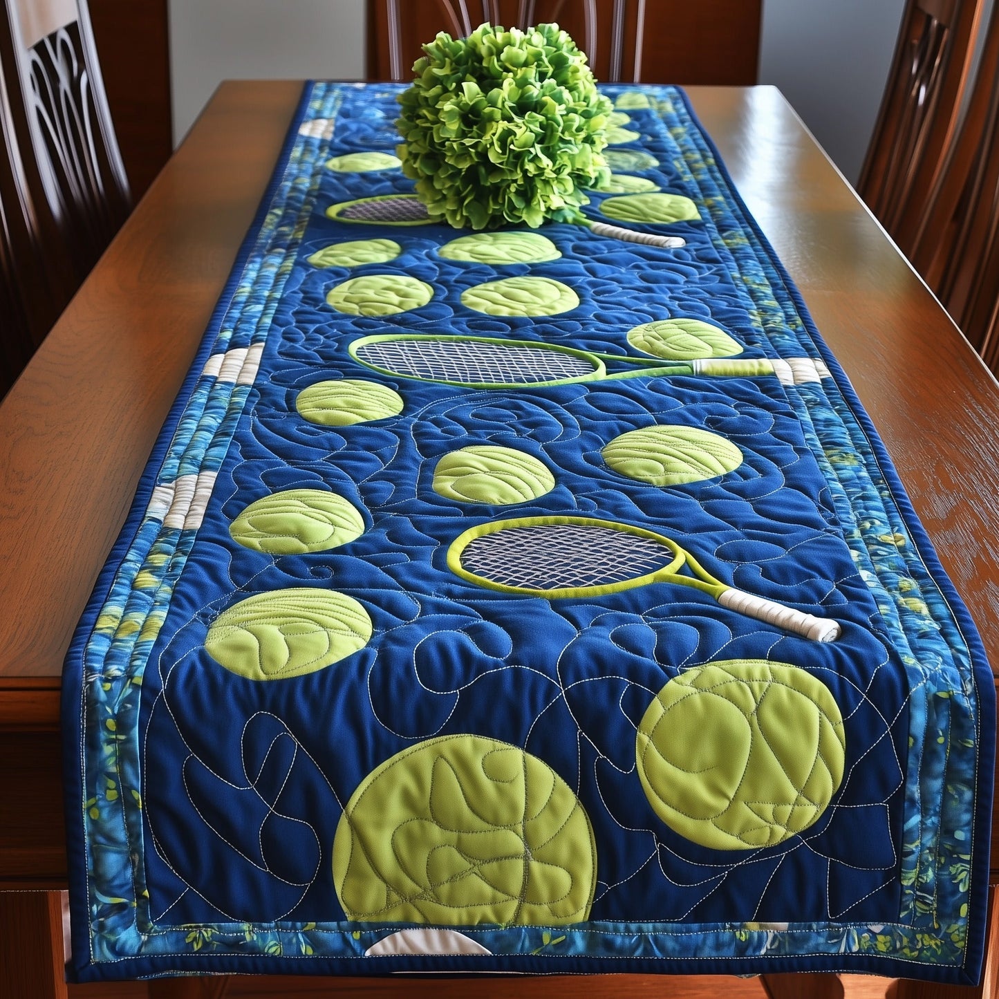 Tennis Time Quilted Table Runner GFTOHD7406