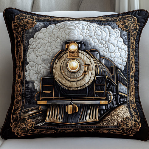 Rustic Train Quilted Pillow Case GFTOHD7453