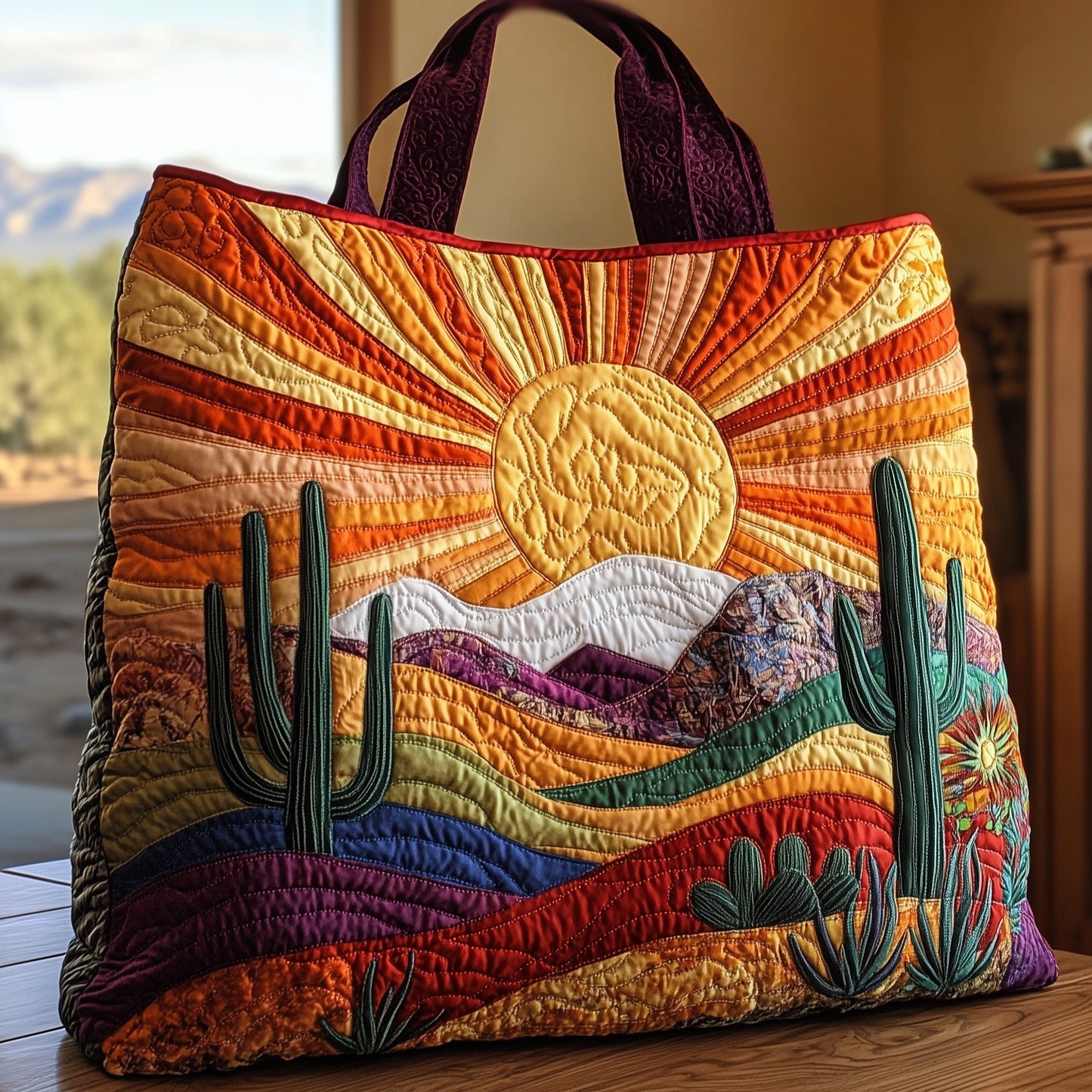 Southwest Radiance Quilted Tote Bag GFTOHD7889