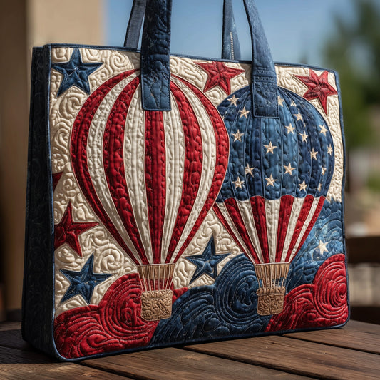 Star-Spangled Journey Quilted Tote Bag GFTOHD8159