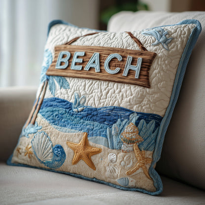 Tropical Beach Quilted Pillow Case GFTOHD8210